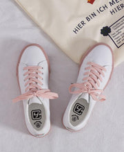 Spring new Korean version of the wild white shoes female strawberry retro port wind shoes students ins sneakers