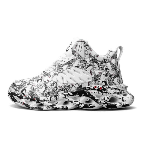 High top basketball shoes