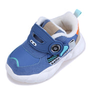 Super Light Solid-soled Short-pile And Cotton Sneakers