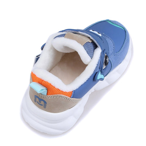 Super Light Solid-soled Short-pile And Cotton Sneakers