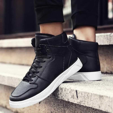 men's casual high-top sneakers