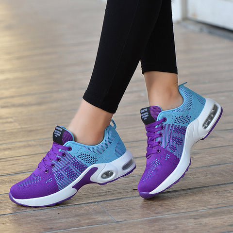 Breathable Air Cushion Knit Sneakers