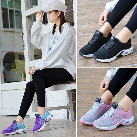 Breathable Air Cushion Knit Sneakers