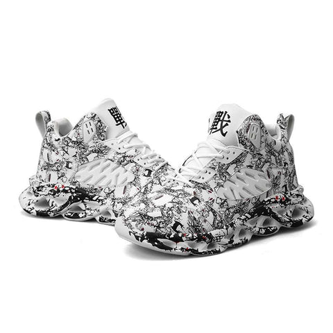 High top basketball shoes