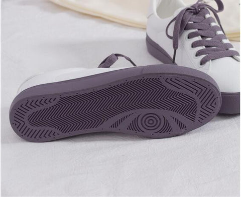 Spring new Korean version of the wild white shoes female strawberry retro port wind shoes students ins sneakers