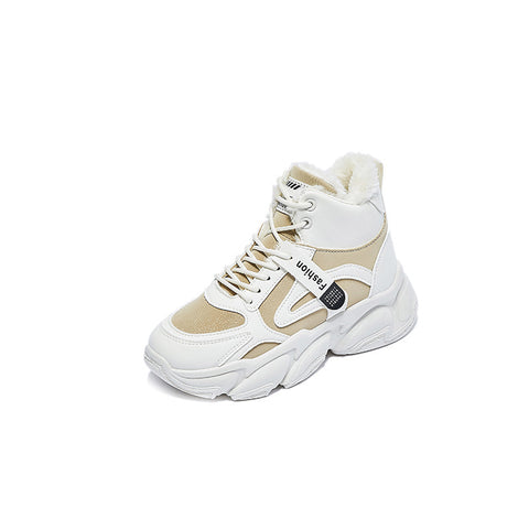 Women's Fleece-Lined High-Top Sneakers