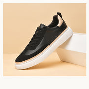 Thick-Soled Cowhide Stitch Sneakers