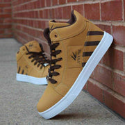 Warm high-top sneakers