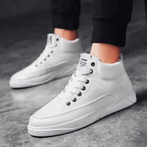 men's casual high-top sneakers