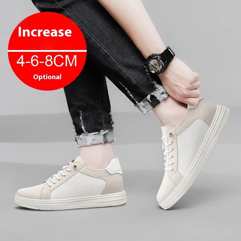Men's 8CM Height-Increasing Invisible Sneakers