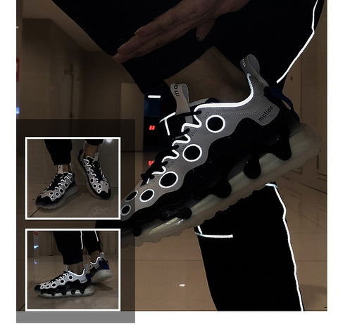 Low-cut mesh air cushion men's sneakers