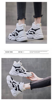 Women's Fleece-Lined High-Top Sneakers