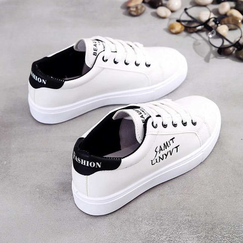 All-match Canvas White Shoes