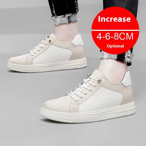 Men's 8CM Height-Increasing Invisible Sneakers