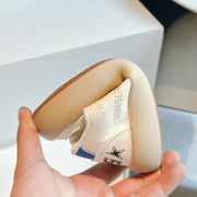Girls' Leather All-match Star Casual Sneakers