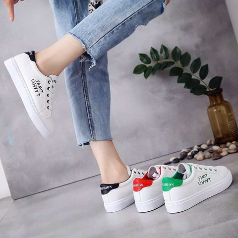All-match Canvas White Shoes